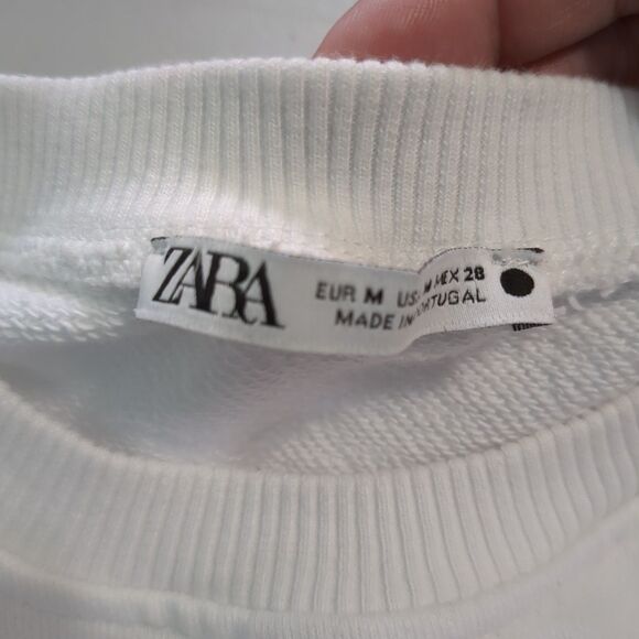 Zara Bonjour Notre Dame sweatshirt medium - Picture 5 of 5